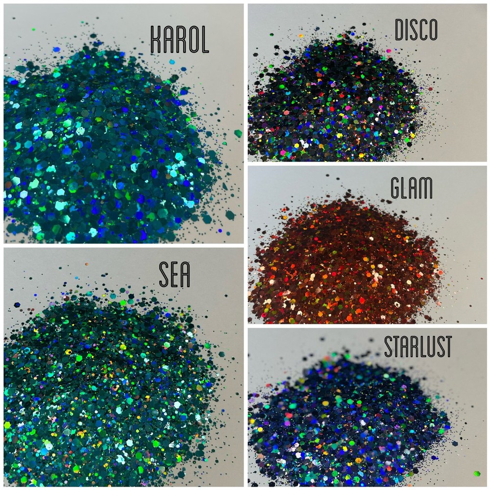 holographic chunky glitter