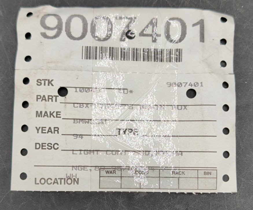 1988-1995 OEM BMW E32 E34 Bulb Testing Lighting Control Module 61.35-8 350 377