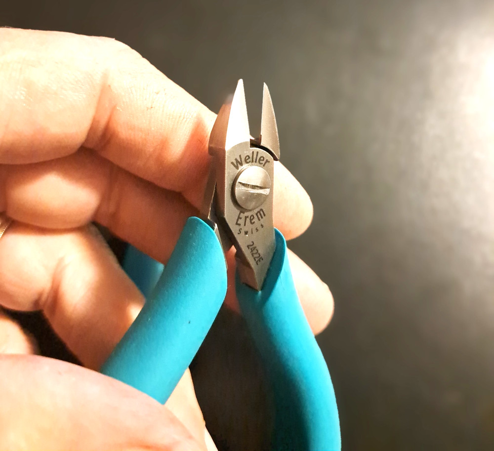 Precision 4 Swiss Aerospace Avionics Engineer Diagonal Flush Cutter Pliers Tool