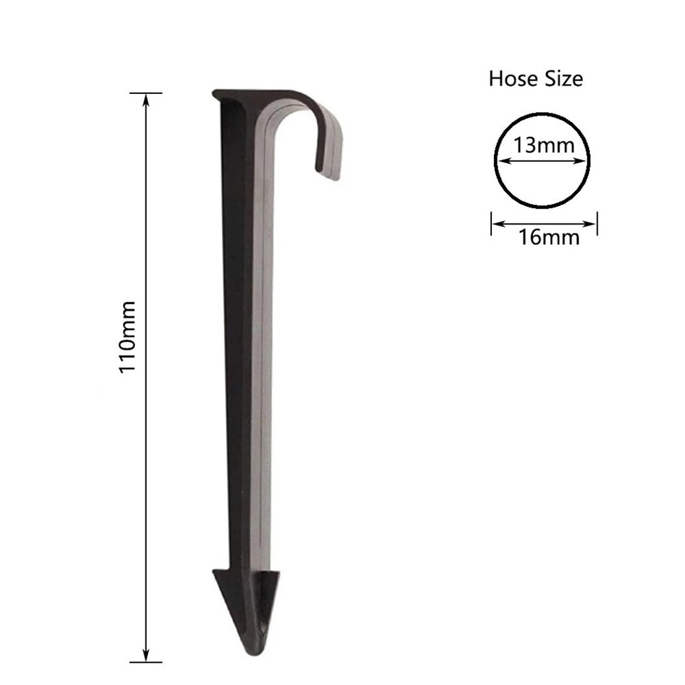 50 Packs Irrigation Drip Support Stakes Tubing Hose Fixed Holder Bracket