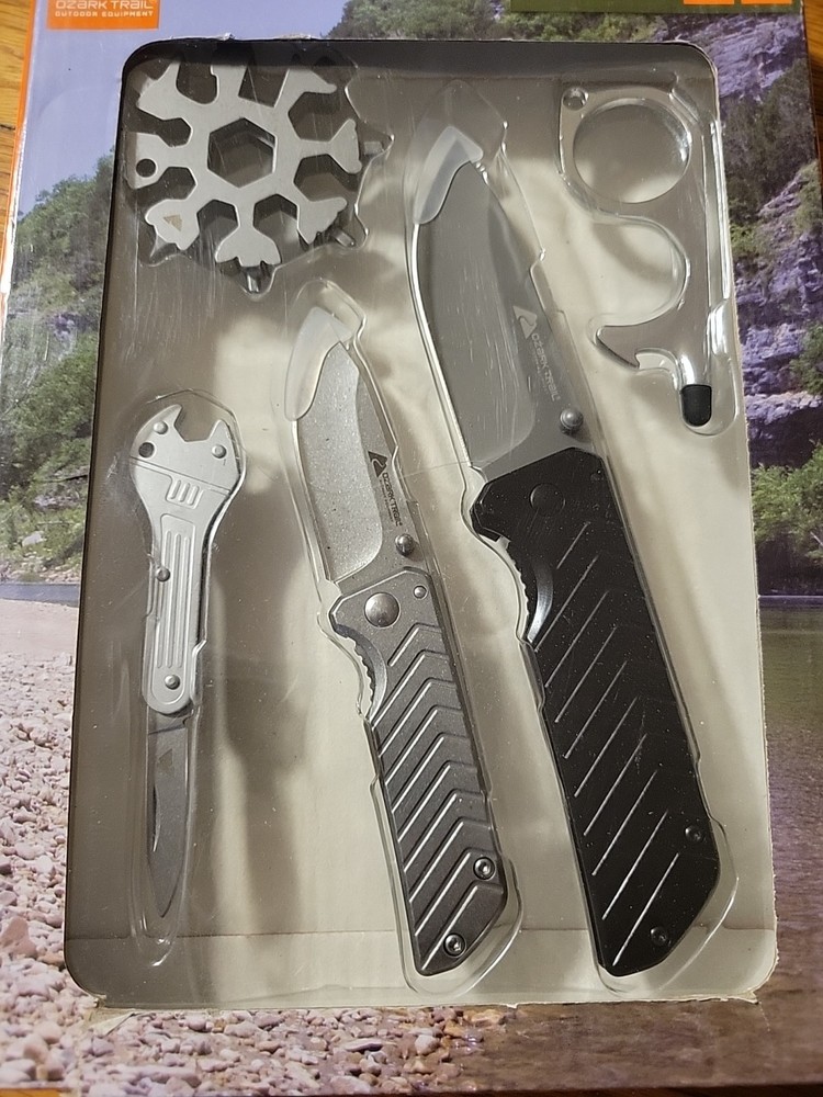 Ozark Trail 5 Piece Combo Knife Set New