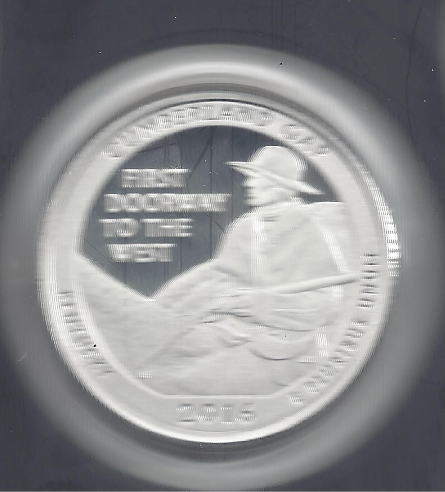 2016 S Silver Proof Cumberland Gap ATB Quarter - Silver