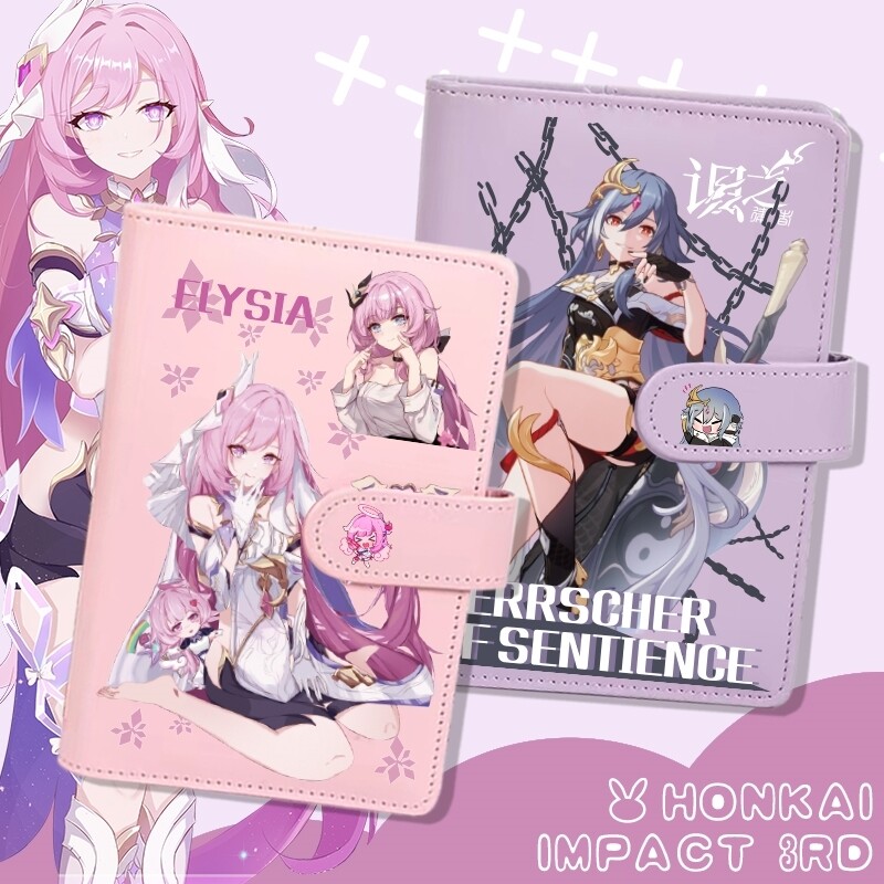 Honkai Impact 3 Diary Book Notepad Workbook Notebook Scrapbook Portable Gift