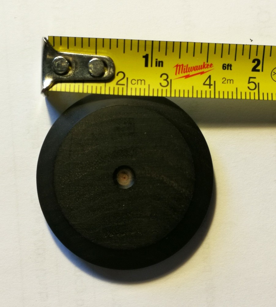 Large Black Wood Amplifier Isolation Pads