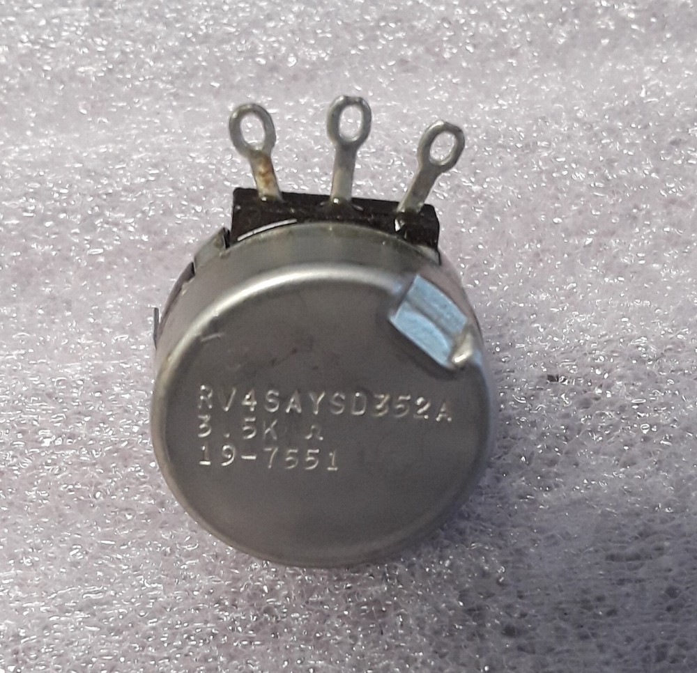 PN# RV4SAYSD352A - MILITARY SPECIFICATION - RESISTOR, VARIABLE