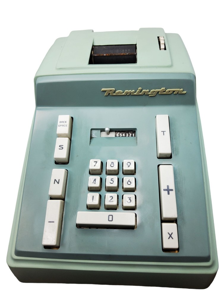 Vintage Remington Adding Machine Model 654321