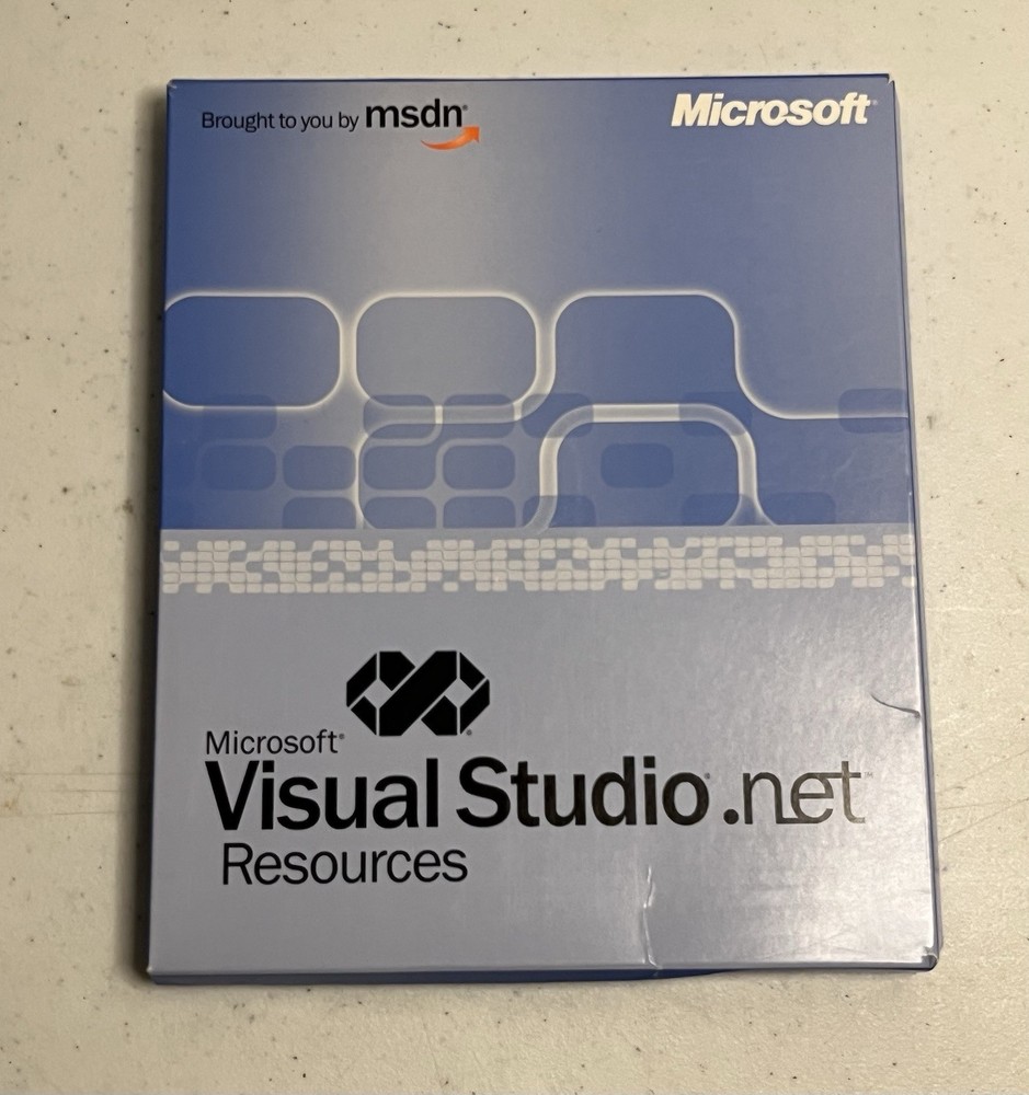 Microsoft Visual Studio .NET Resources Kit NEW UNUSED Web Services CD & Posters