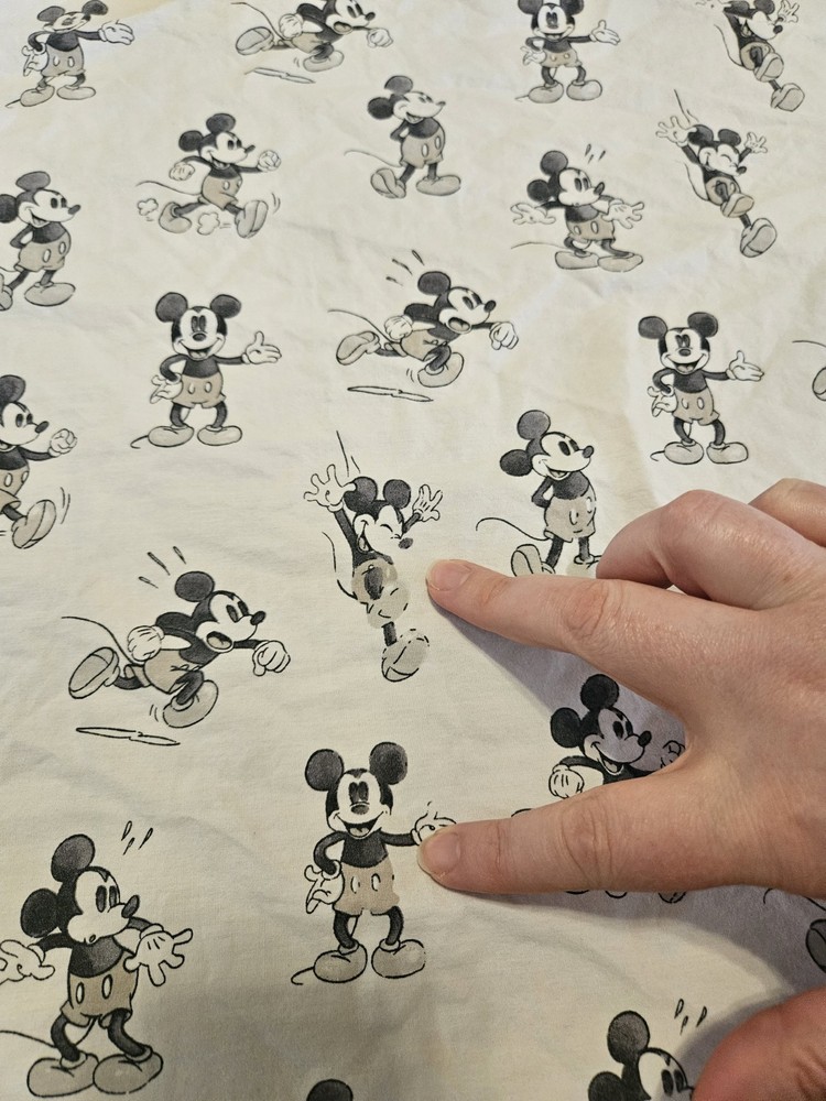 Pottery Barn Kids Mickey Mouse Crib Sheet