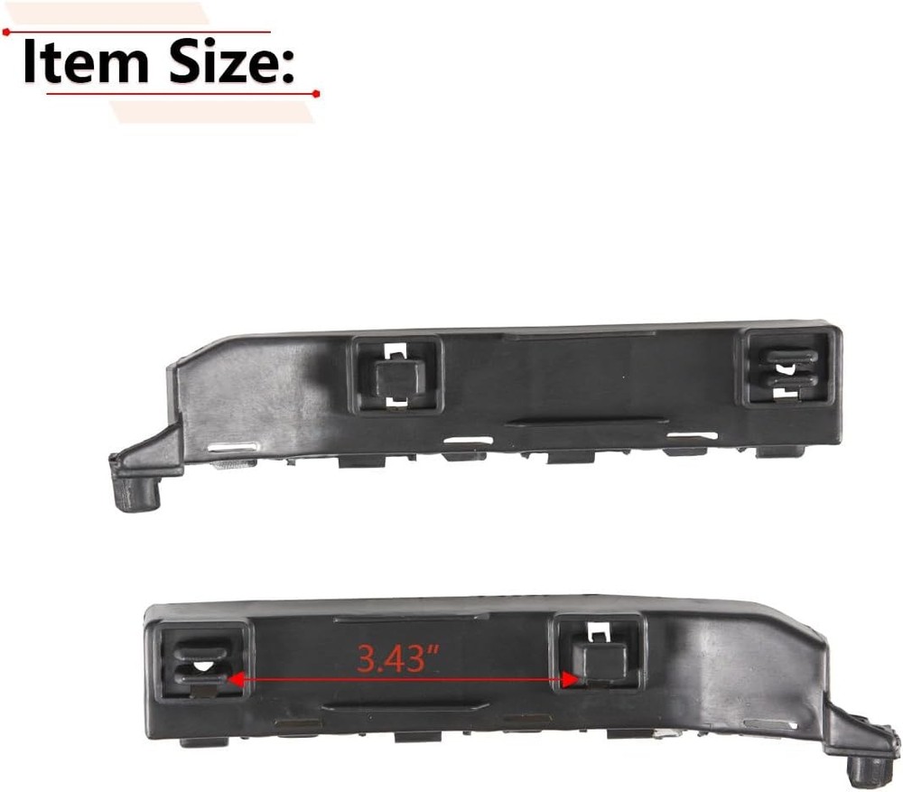 Front Bumper Bracket Compatible with 2008 2009 2010 2011 2012 Year, for Driver a