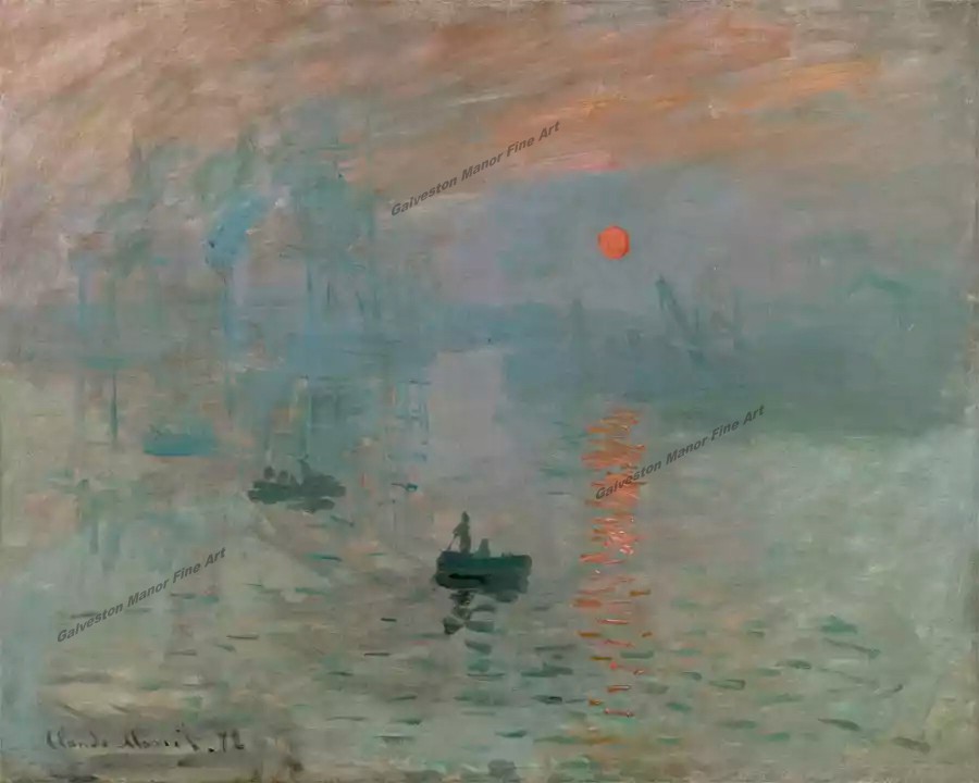 Impression, Sunrise by Claude Monet - Giclee Print