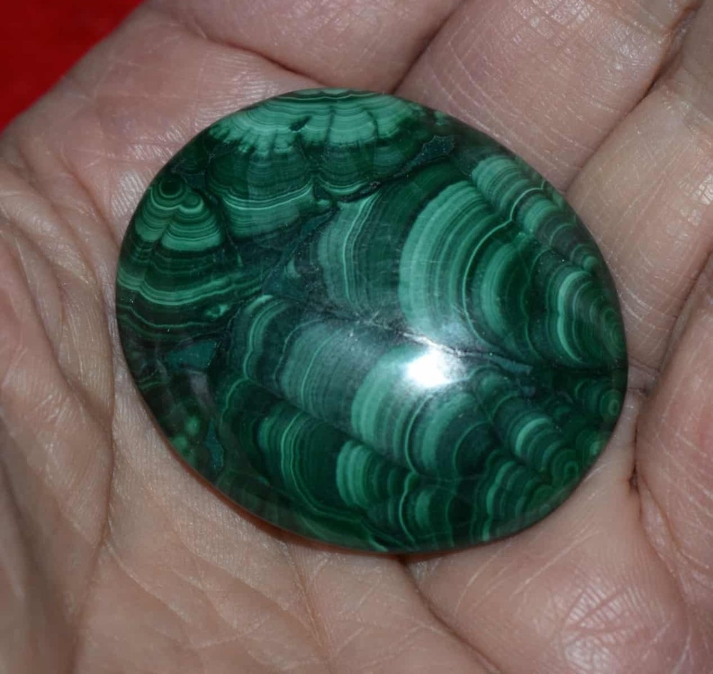 Malachite Worry Stone #12