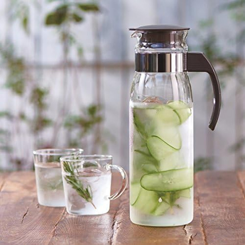 Slim Water Jug, 1400Ml, Grey