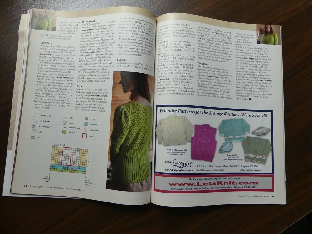 Interweave Knits Magazine Summer 2009 Summer Knitting Patterns