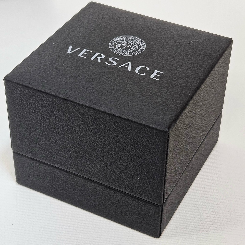 Versace Small Square Empty Gift Box for Small Jewelry/Earrings/Ring 3”x3”x2.5”