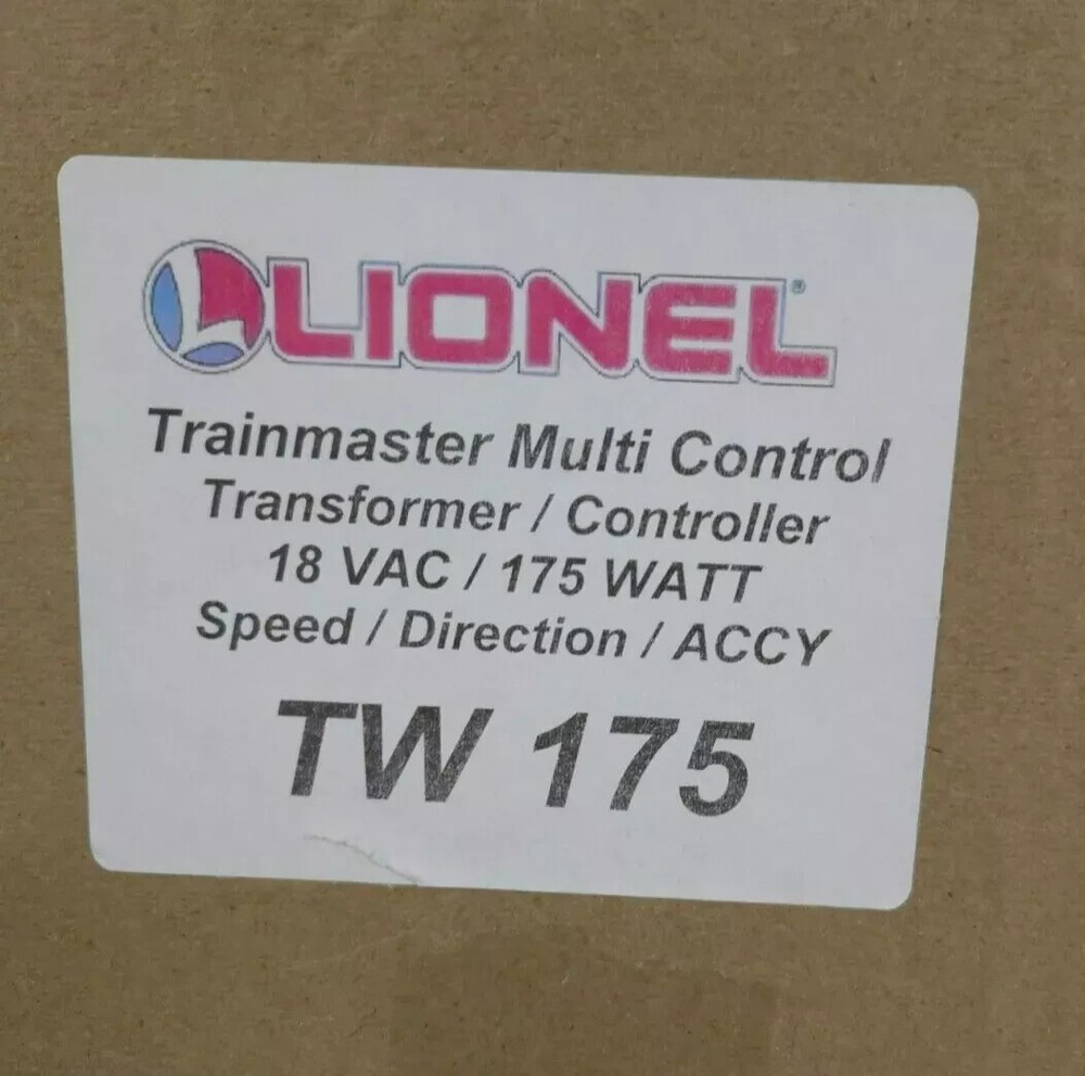 Lionel TW 175 watt Transformer with extra "B" post