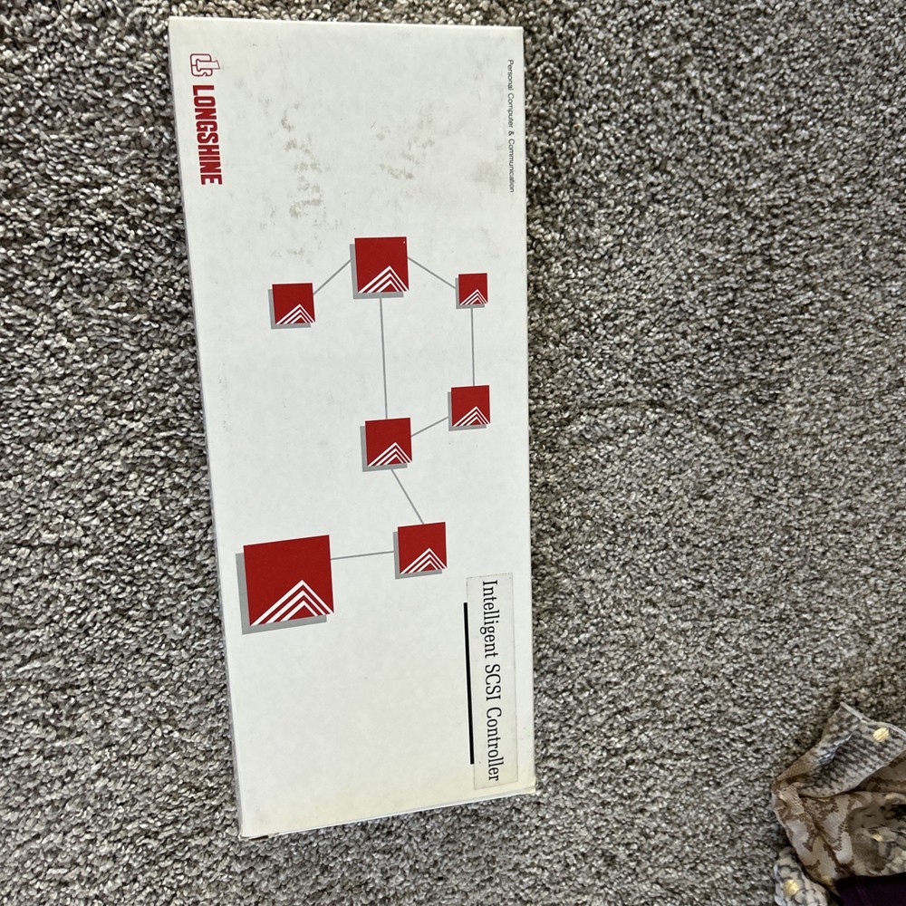 Vintage Longshine Microsystem LCS-6631 SCSI Controller Card – Untested