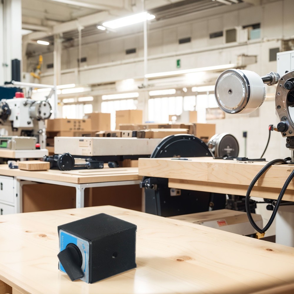 Magnetic Meter Base for Wire Cutting Strong Magnet Compact & Precise Design