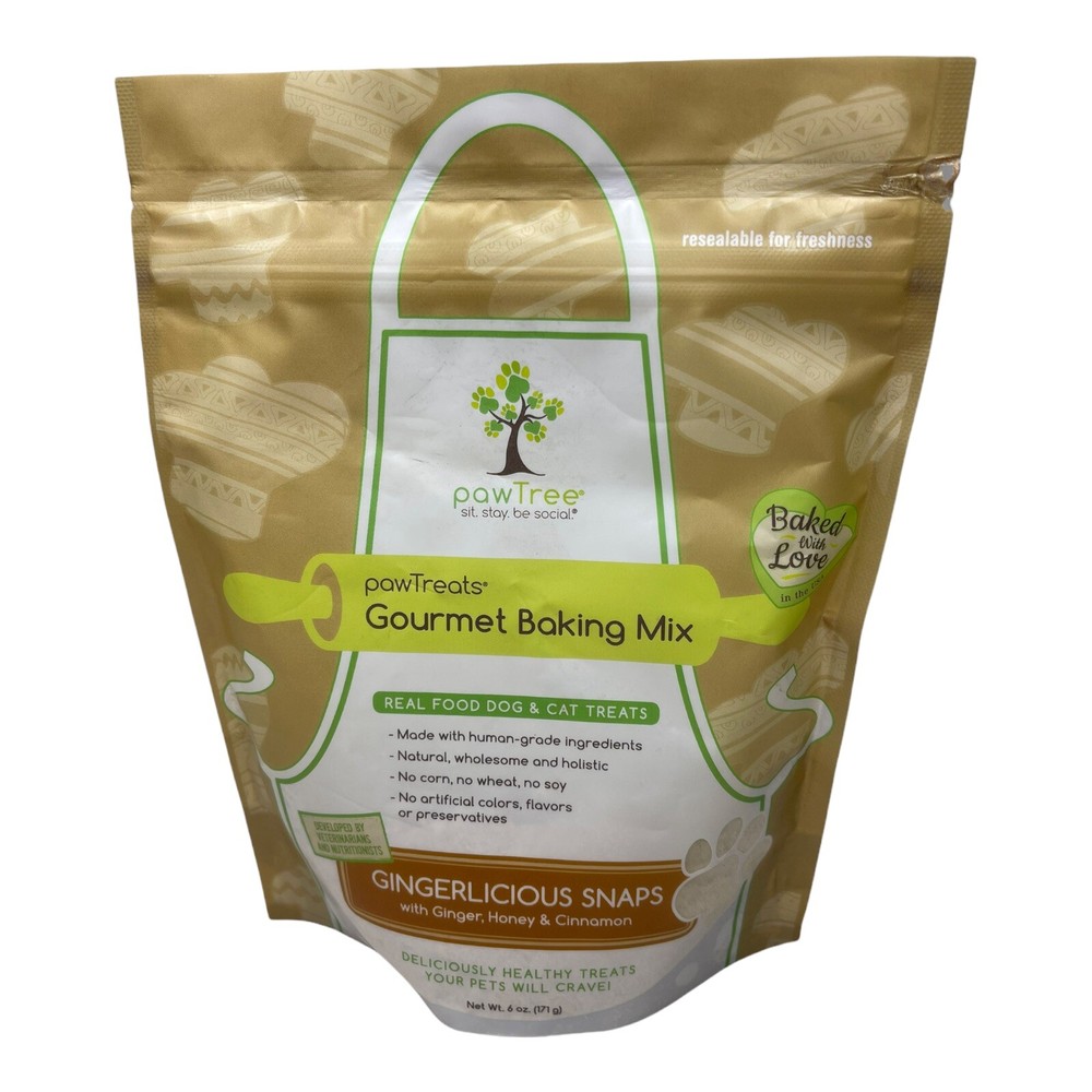 Paw tree Gourmet Baking Mix GINGERLICIOUS SNAPS
