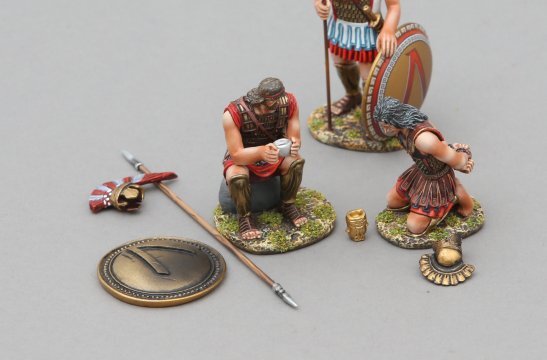 Hoplite with Cypriot Marine Prisoner & Spartan Lambda Shield SPA028A Thomas Gunn