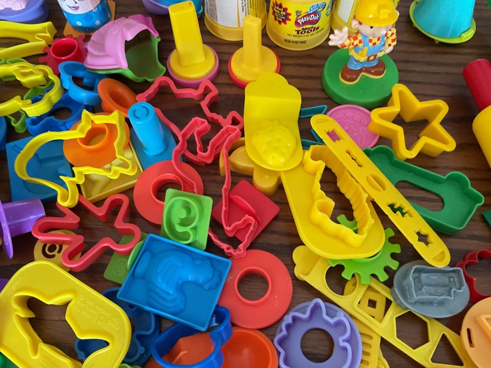 🔥165 PCS-Play-Doh Accessories Tools Cutters Molds Rollers Huge Lot NICE!!!