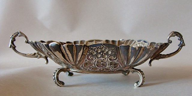 ATKIN BROS  Sheffield ... Sterling Silver  Candy  Dish / Bowl