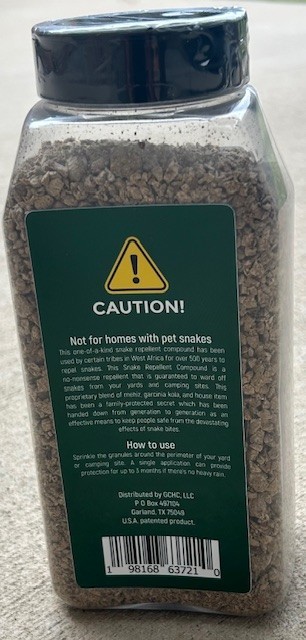Natural Snake Repellent - Snake Repellent Compound