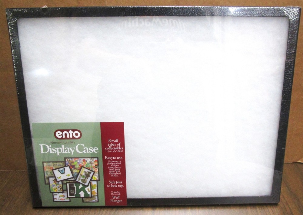 Ento wall hanging museum quality display case 12" x 16"
