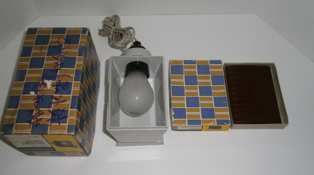 Vintage Kindermann Darkroom Light & Filter Made in Germany