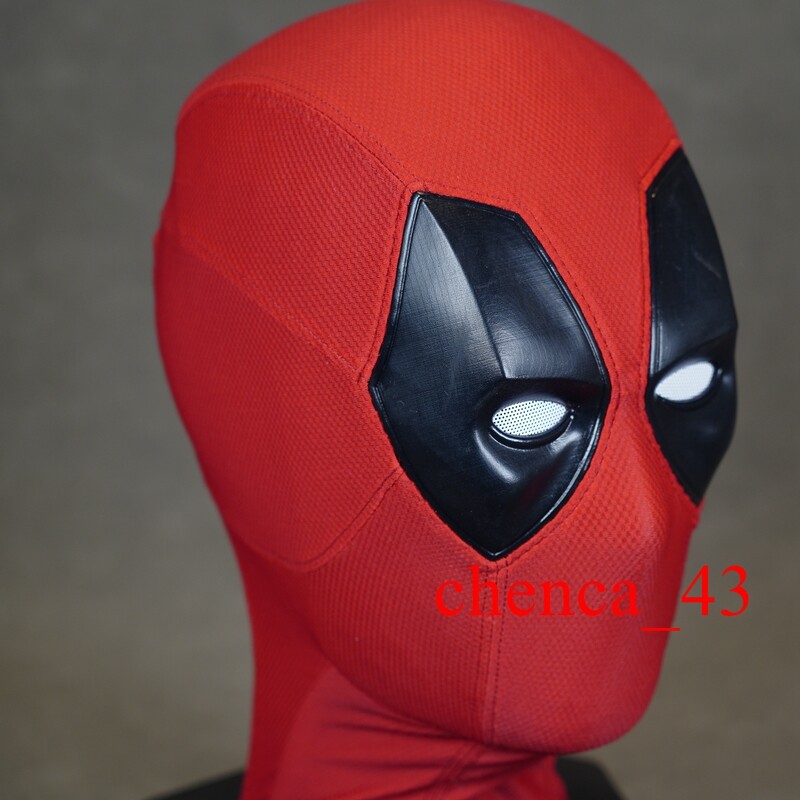 Customize Deadpool Screen Accurate Cosplay Headgear Wearable Mask Prop Faceshell
