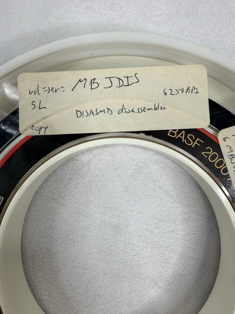 BASF 7” Magnetic Tape Reel Vintage Computer Data Tape