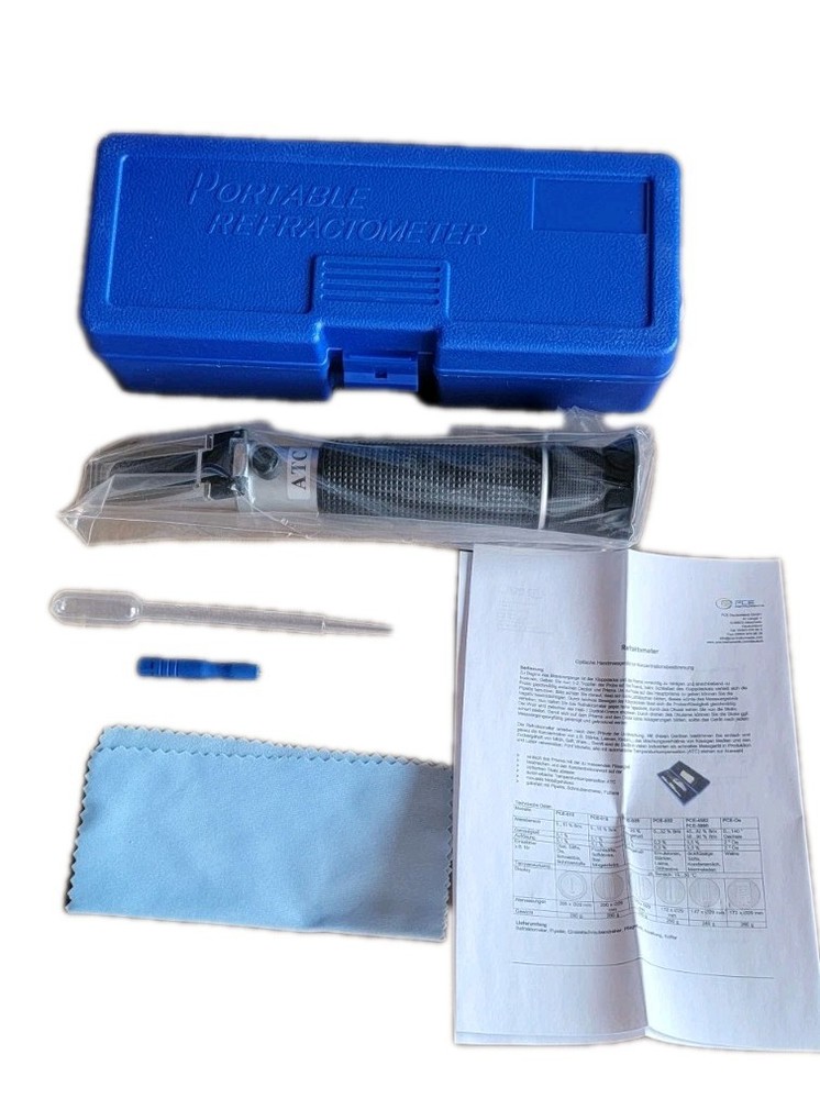 PCE PCE-018 - Handheld Refractometer - 0 to 18% Brix