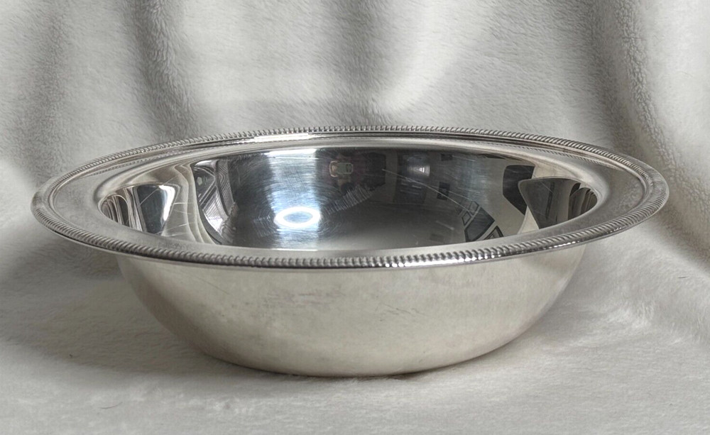 Wm Rogers Round Silverplated Serving Bowl 11" Diameter 4262