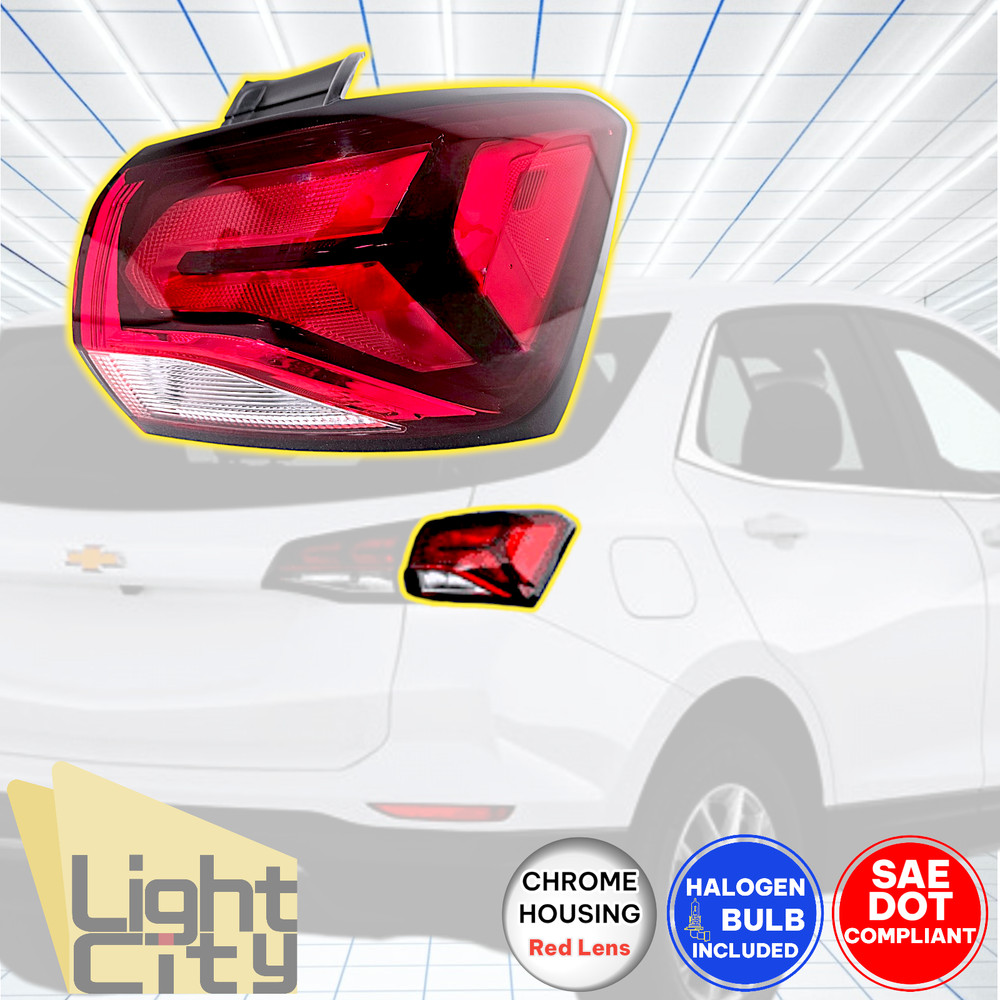 For 2022-2024 Chevy Equinox Halogen Passenger Side Outer Tail Light RH #85132582