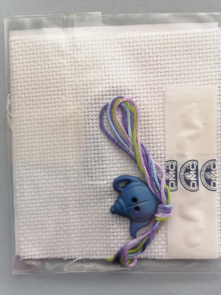 TIME FOR TEA - Counted Cross Stitch Magic Kit with Chart, DMC - from Issue 31