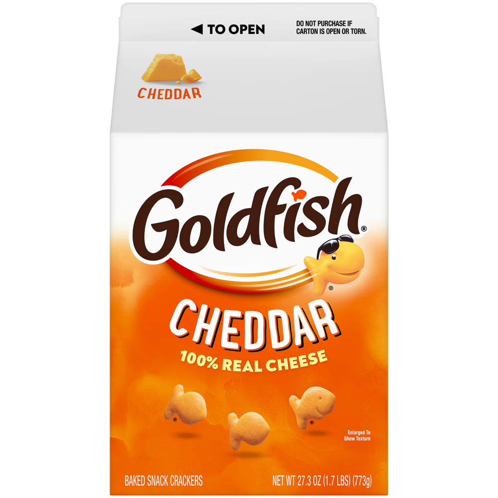 Cheddar Cheese Crackers for Snacking, 27.3 oz