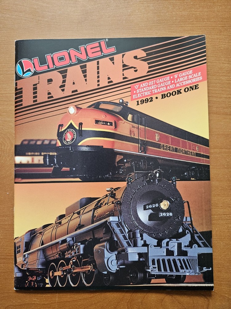 Lionel Trains 1992 Book One Catalog