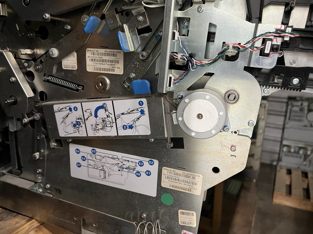 Diebold Opteva ENHANCED NOTE ACCEPTOR ASSEMBLY SN: GR08013776
