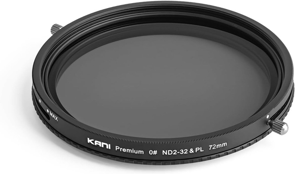 KANI Premium 0# Variable ND2–32 & PL 72mm Filter