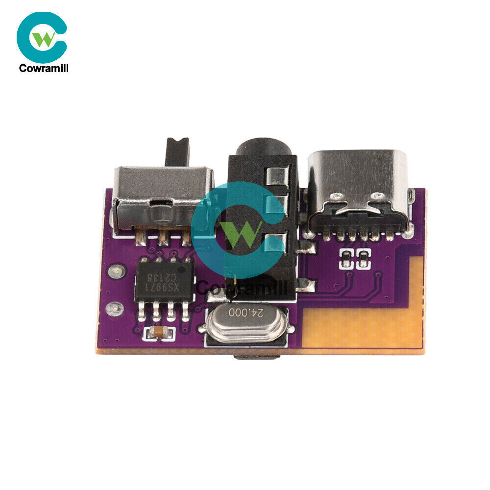 5pcs Type-C DC3.5V-5V 5W Mono Audio Amplifier Bluetooth Decoding Board TWS 3.5mm