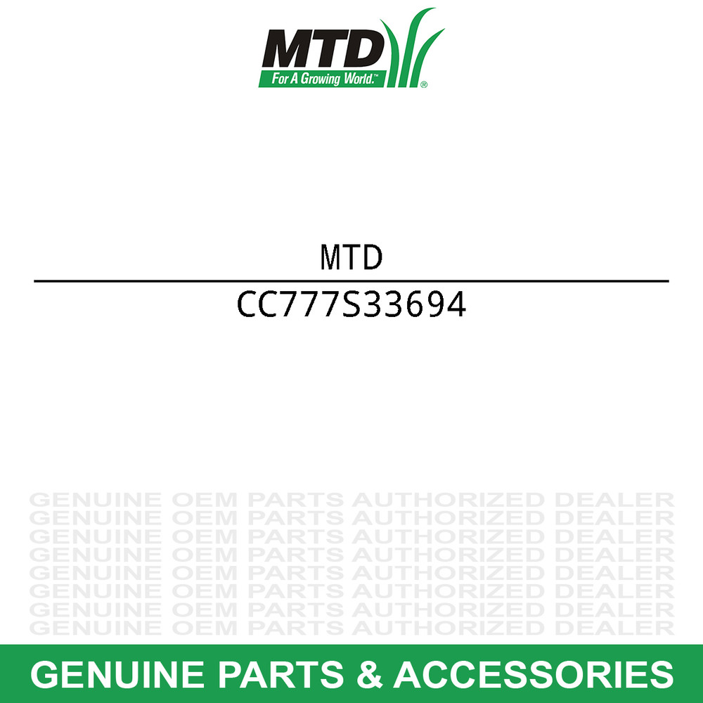 MTD 777S33694 Label-Danger/warning Troy-Bilt Craftsman CSV070 CSV060 CSV020