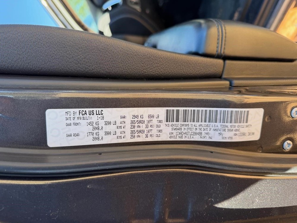 DURANGO 2018 Transmission Shift 104954935