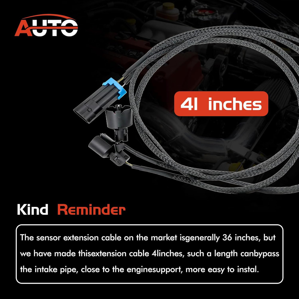 Gen 3 LS Knock Sensor Extension Relocation Harness 41'' Compatible with LS1 LS6