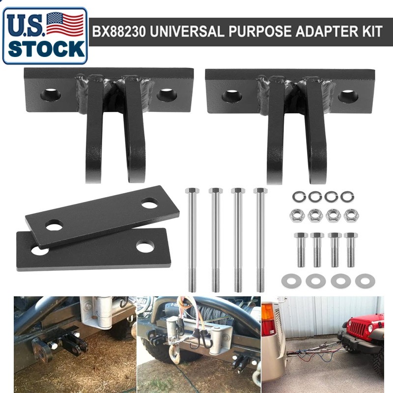 BX88230 Universal Class III Universal Bolt-On Adapter Tabs For Blue Ox Baseplate