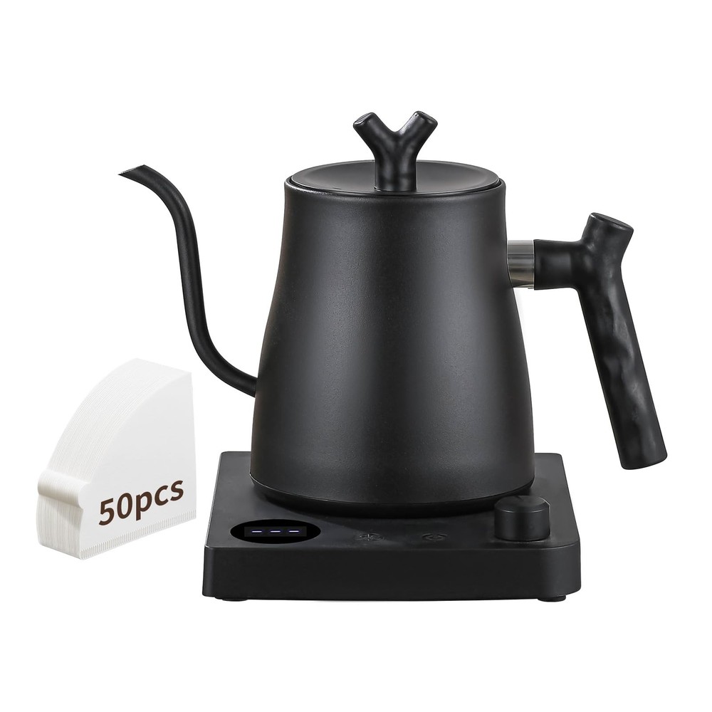 Water Kettle ,Gooseneck Kettle with 50pcs Coffee Filter,±1℉ Temperature Contr...