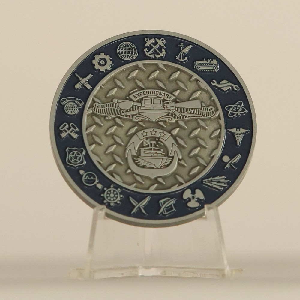 Coastal Riverine Squadron Three Expeditionary Navy Challenge Coin 3#6
