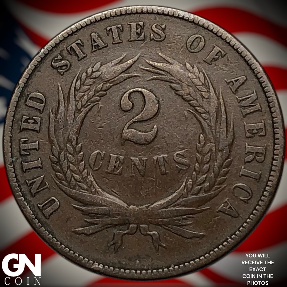 1869 2 Cent Piece Z5536