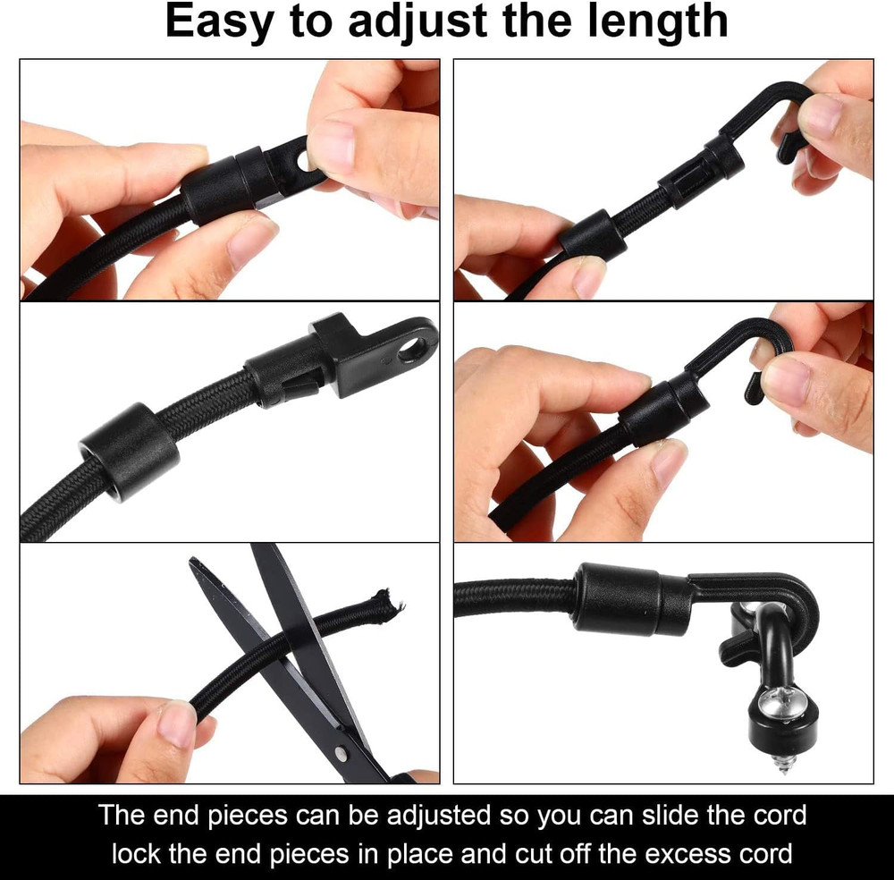 4 Pieces Rod Strap Holder Deck Mount Connector Mount Rod Strap Hold down for Boa
