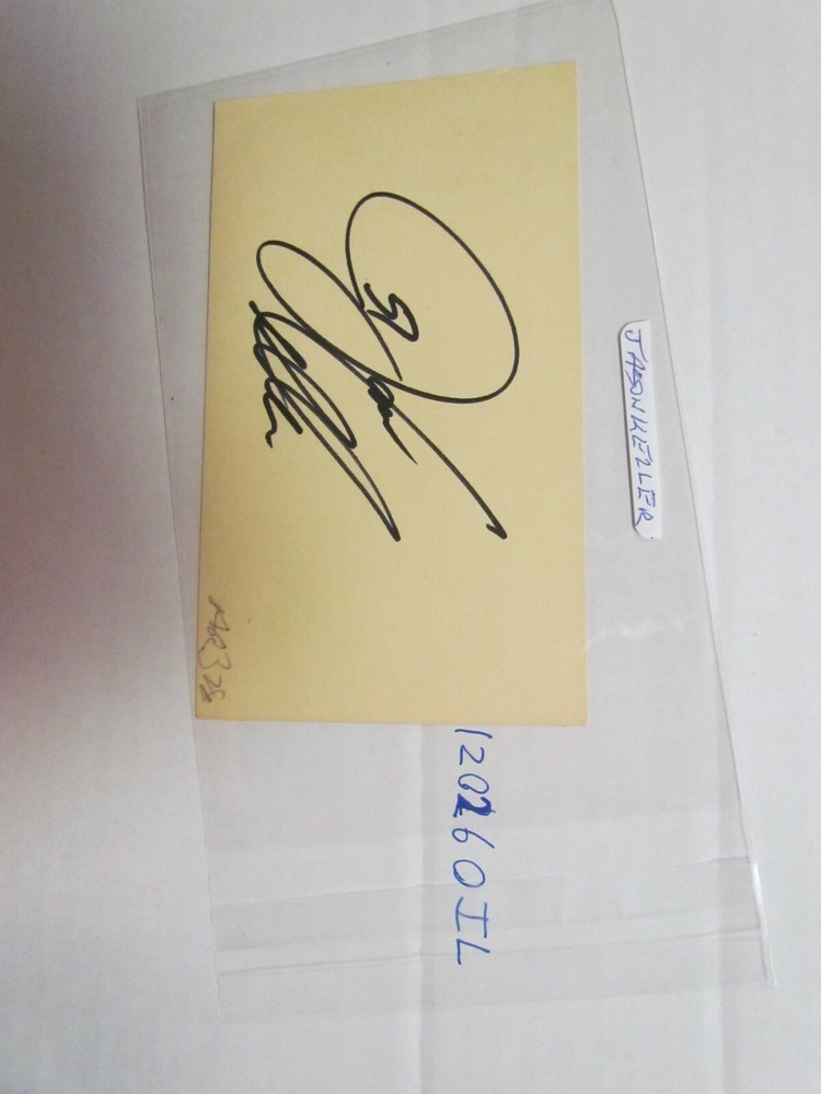 Jason Keller Signed First Day Cover Envelope