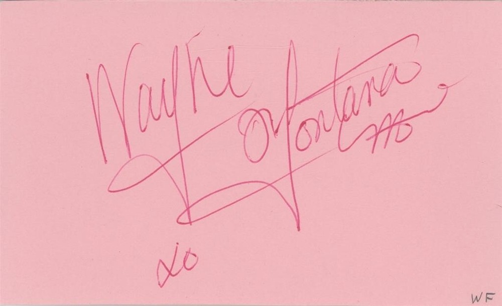 Wayne Fontana-Signed Card