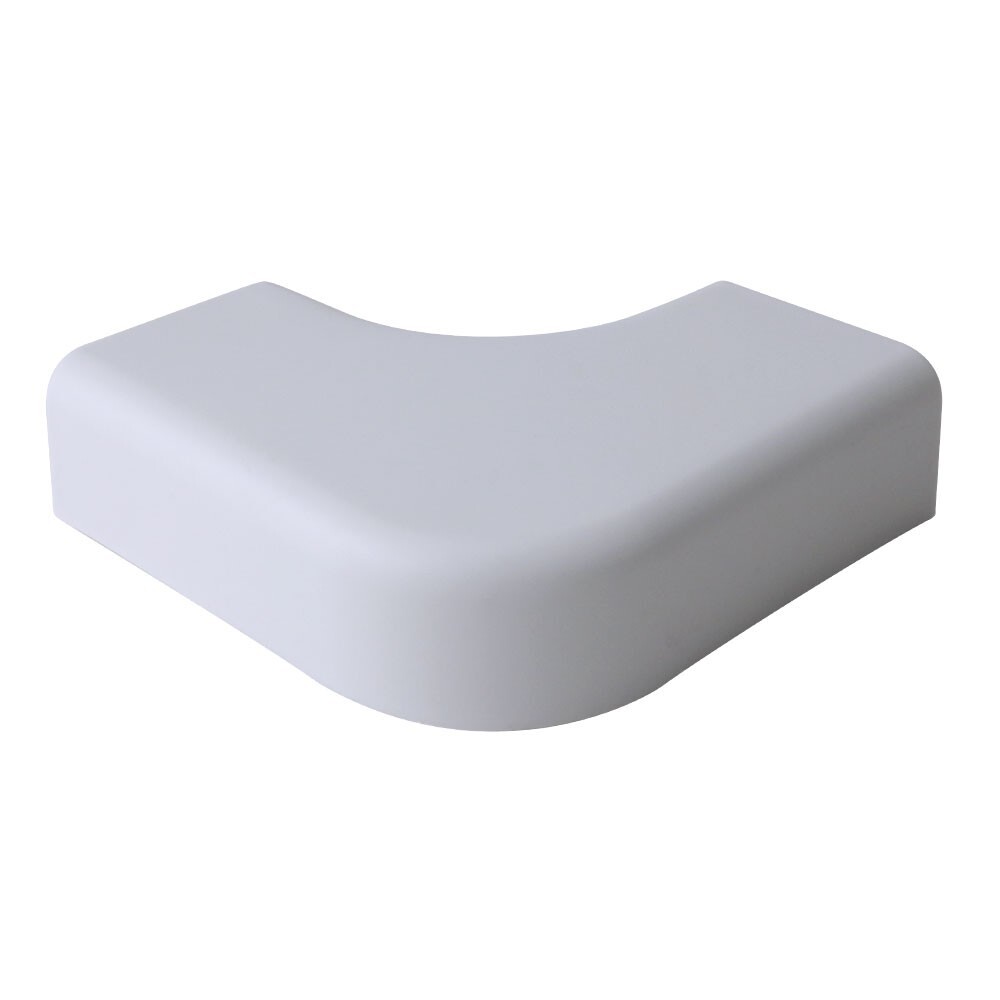 Construct Pro RIGHT ANGLE Raceway Adapters (5-Pack, 1.38”, White)